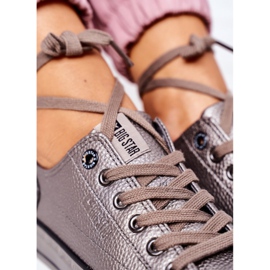 Damen Sneakers Big Star II274003 Graphit mehrfarbig 2