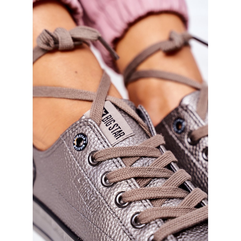 Damen Sneakers Big Star II274003 Graphit mehrfarbig 2