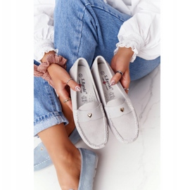 S.Barski Damen Wildleder Loafer S. Barski Grau 2