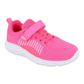 Befado Kinderschuhe 516Y058 weiß rosa 1