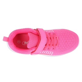 Befado Kinderschuhe 516Y058 weiß rosa 3