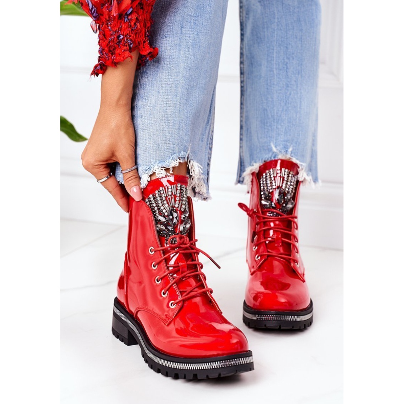 PS1 Lackierte warme Arbeiter mit rotem Zirkonia 2