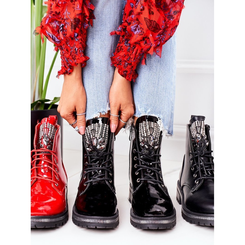 PS1 Lackierte warme Arbeiter mit rotem Zirkonia 1