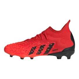 Adidas Predator Freak.1 Fg Jr FY6262 Fußballschuhe rot orangen und rottöne 1