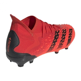 Adidas Predator Freak.1 Fg Jr FY6262 Fußballschuhe rot orangen und rottöne 2