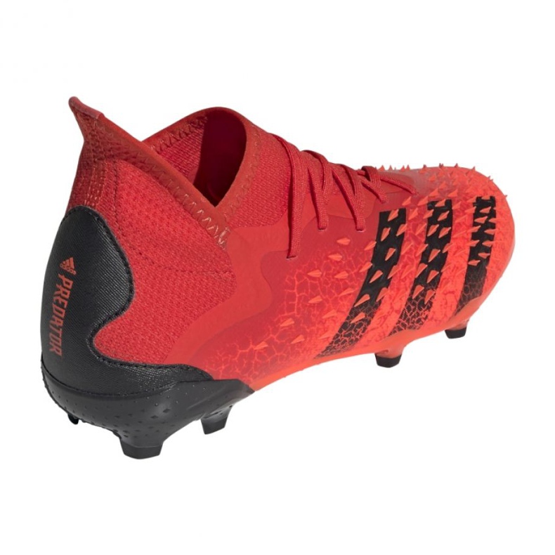 Adidas Predator Freak.1 Fg Jr FY6262 Fußballschuhe rot orangen und rottöne 2