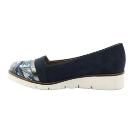 Edeo Bequeme marineblaue LORDSY Schuhe navy blau grau 2