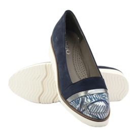 Edeo Bequeme marineblaue LORDSY Schuhe navy blau grau 3