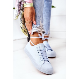 NEWS Klassische Sneakers für Damen Blau Ecoma 2