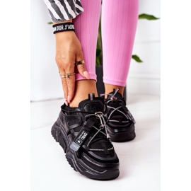 PE1 Damen Sportschuhe Sneakers Schwarz Far Away 2