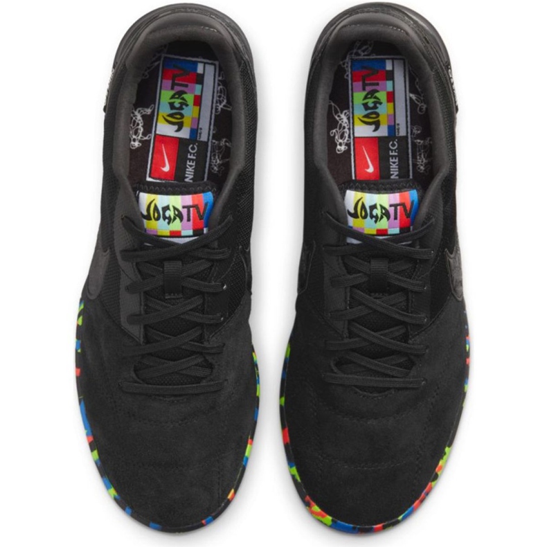 Nike Premier 2 Sala Ic M AV3153 090 Fußballschuhe schwarz schwarz 2