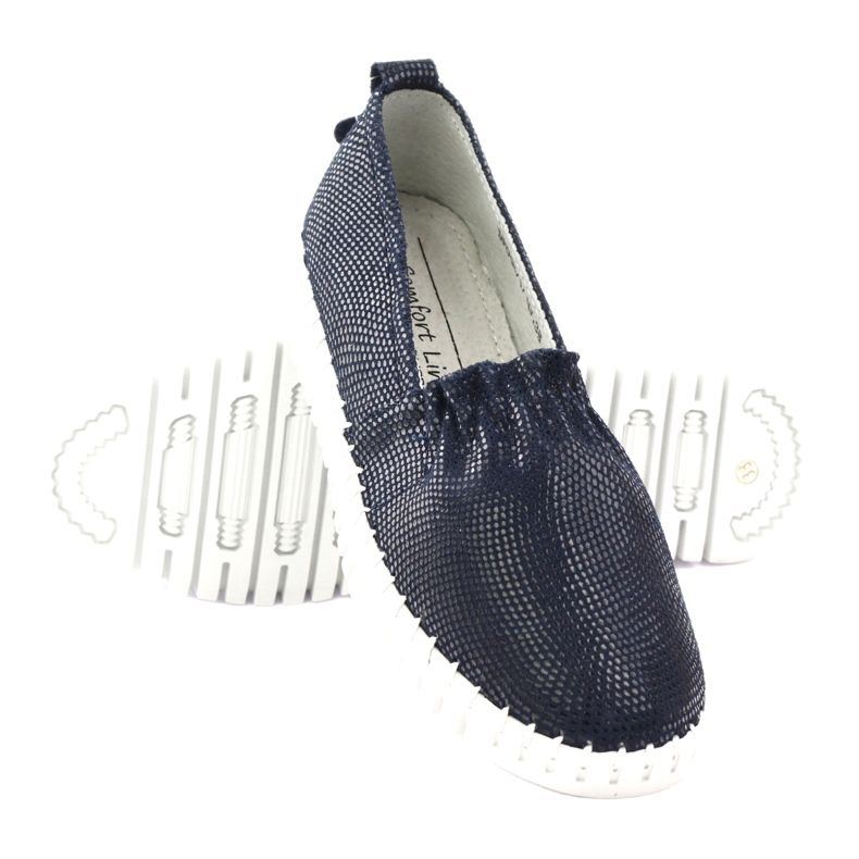 Damenschuhe Filippo marineblaue Schale 3