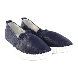 Damenschuhe Filippo marineblaue Schale 4