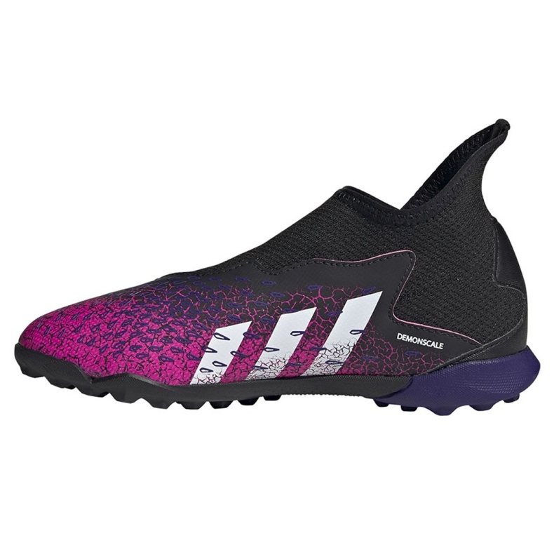 Adidas Predator Freak .3 Ll Tf Jr FY7637 Fußballschuhe schwarz rosa 1