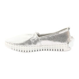 Damenschuhe Filippo DP068 Silber grau 2
