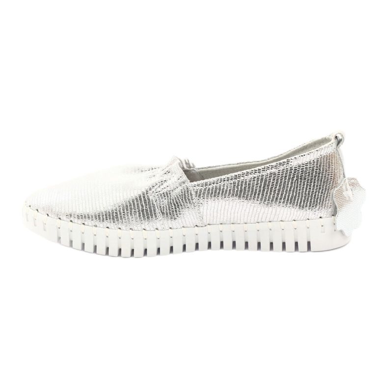 Damenschuhe Filippo DP068 Silber grau 2