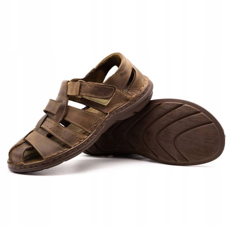 Ledersandalen Polbut 211/2 braun 2