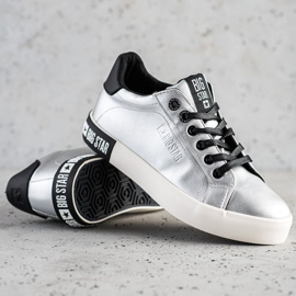 Damen Sneaker Big Star II274034 silber- 1