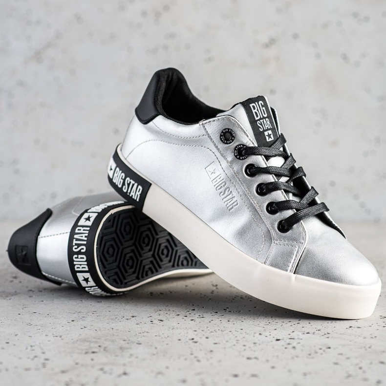 Damen Sneaker Big Star II274034 silber- 1