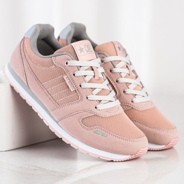 SHELOVET Leichte Sportschuhe mit Mesh rosa 1