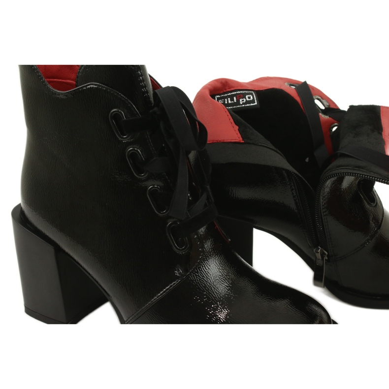 Stylische Stiefel auf der Post schwarz Filippo DBT3109 / 21 BK 4