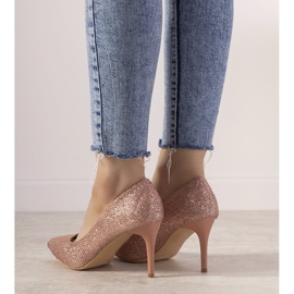 Rosa glänzende Pumps von Dolche 2