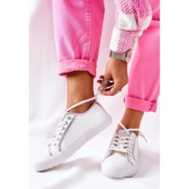 Damen Leder Sneakers Big Star II274055 Weiß 2