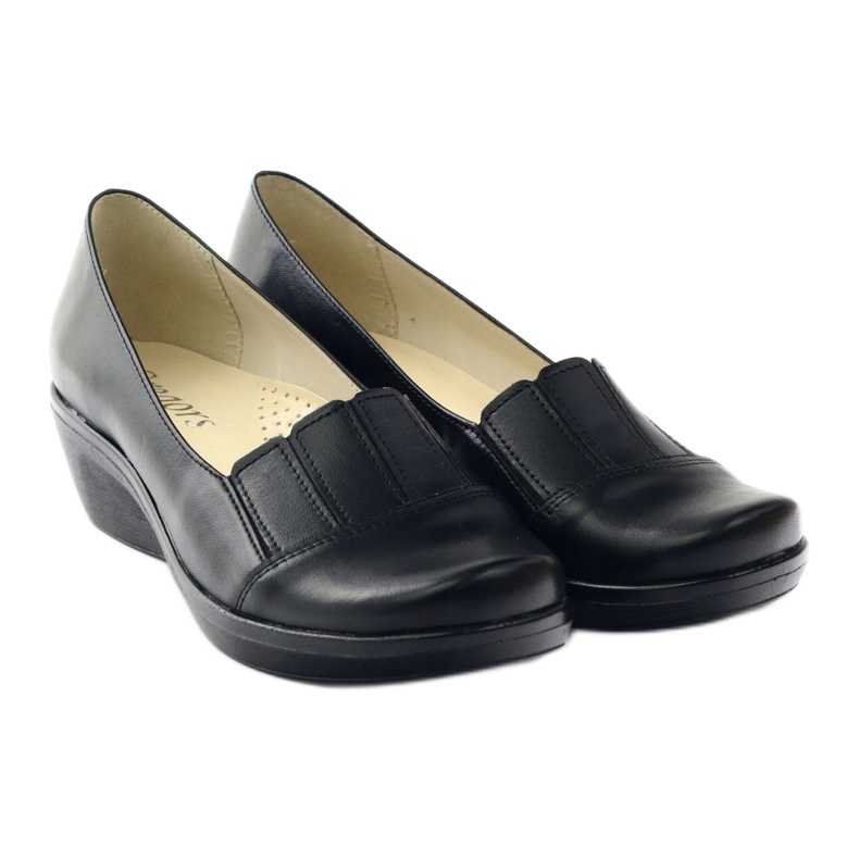 Pumps für Damen Keil Gregors 255 schwarz 4