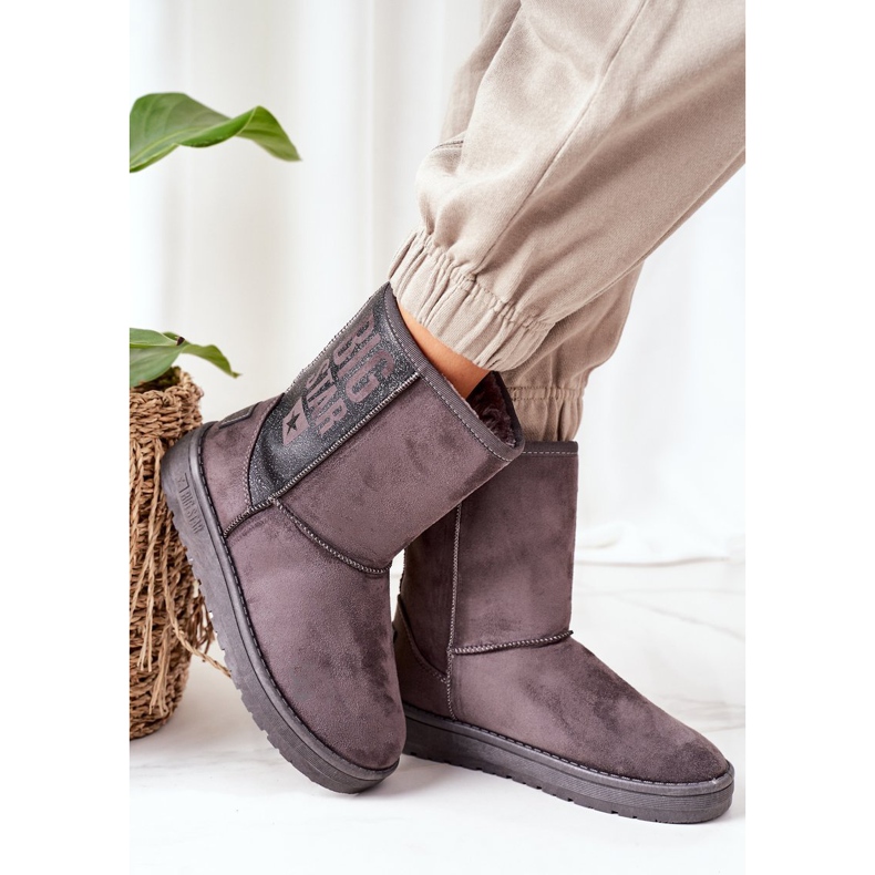 Schneestiefel Big Star EE274417 Szare grau 1