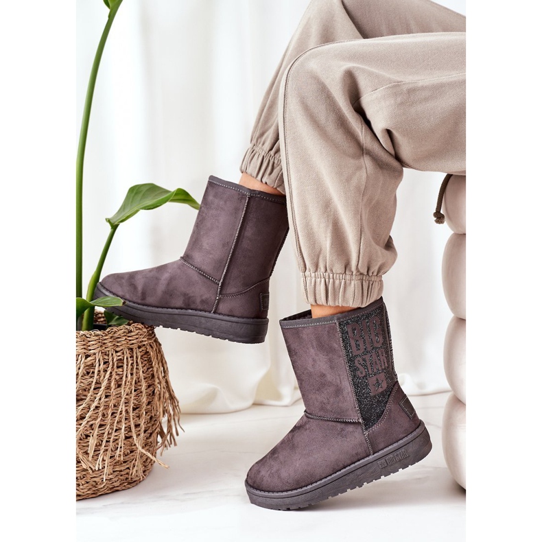 Schneestiefel Big Star EE274417 Szare grau 2