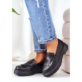 Leder Slipper Big Star II274100 Schwarz 2