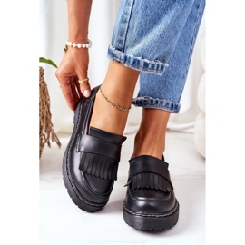 Leder Slipper Big Star II274100 Schwarz 1