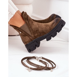 PS1 Warme Stiefel Jodhpurstiefel Dunkelgrün Gute Idee 1