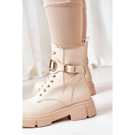 PS1 Warme Arbeiter mit goldener Schnalle Beige Maybelle 1