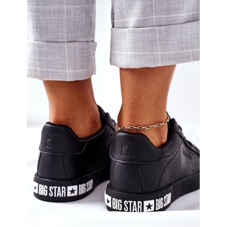 Damen Leder Sneakers Big Star II274030 Schwarz 1