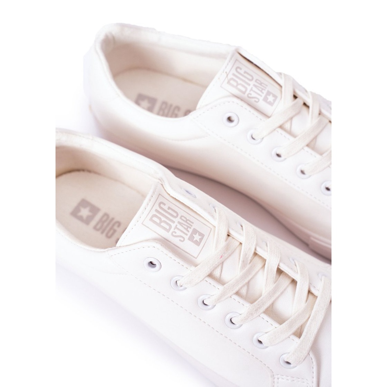 Herren Leder Sneakers Big Star II174028 Weiß 1