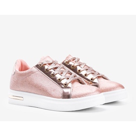 Matte Sneaker in Pink mit weißer Shift-Sohle rosa 1