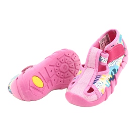 Befado Kinderschuhe 190P097 rosa mehrfarbig 4