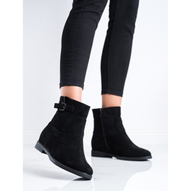J. Star Schwarze Stiefeletten 2
