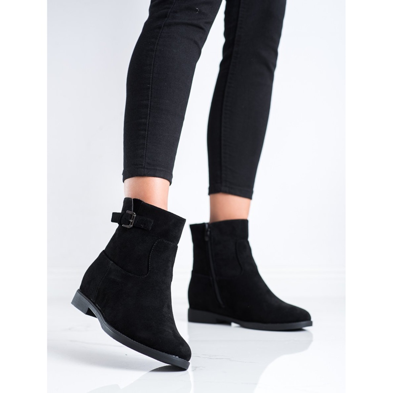 J. Star Schwarze Stiefeletten 2