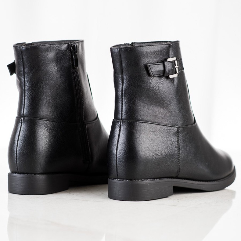 J. Star Schwarze Stiefeletten 1
