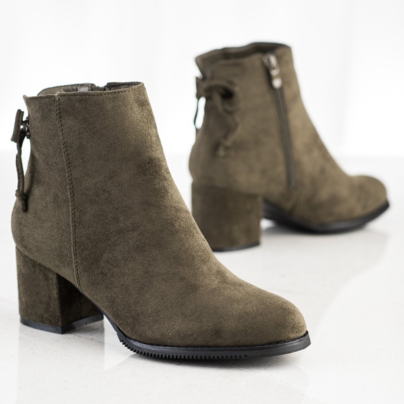 J. Star Stiefel mit Bindung grün 1