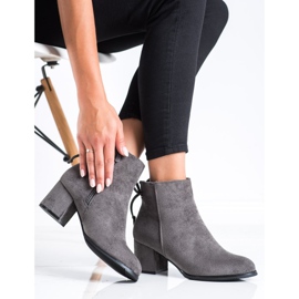 J. Star Stiefel mit Bindung grau 2