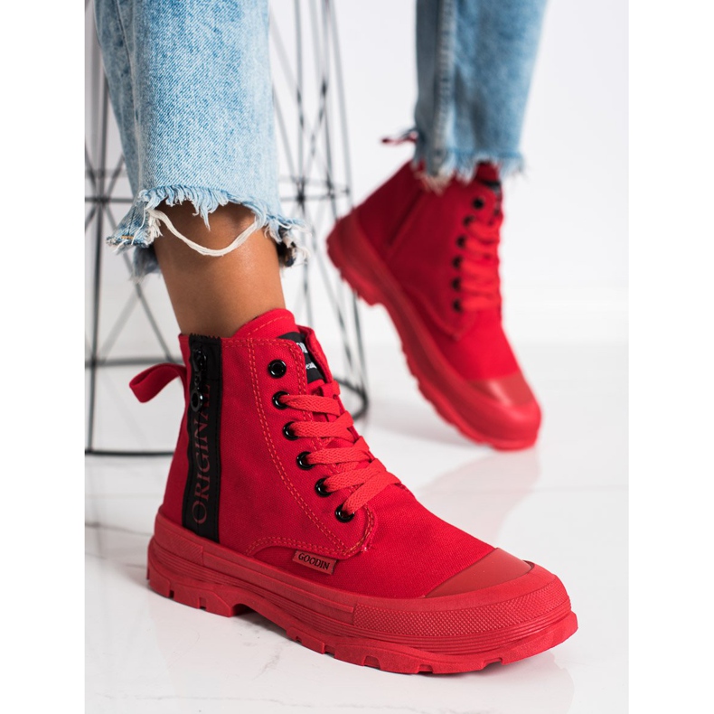 Goodin Original hohe Sneakers rot 2