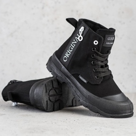 Goodin Original hohe Sneakers schwarz 1