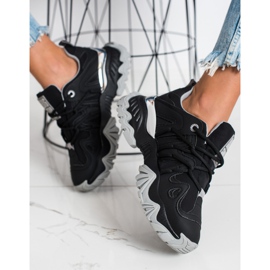 Damen Sneaker Big Star II274089906 schwarz 1