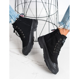 Goodin Sneakers mit dekorativem Reißverschluss schwarz 1