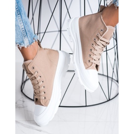 Goodin Hohe braune Turnschuhe 1