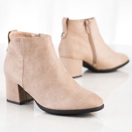 Klassische beige VINCEZA Stiefel 1