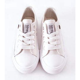 Kinder Sneakers aus Leder Big Star FF374300 Weiß 1